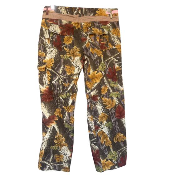 Master Sportswomen Women Camo Cargo Pants Large Hunting Hiking Cotton Adjustable - Picture 2 of 12